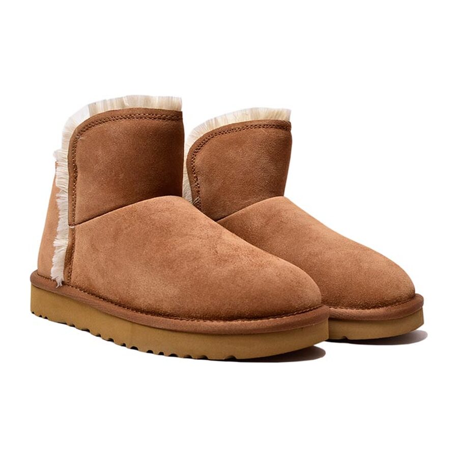 Classic Mini Fluff High-Low Chestnut