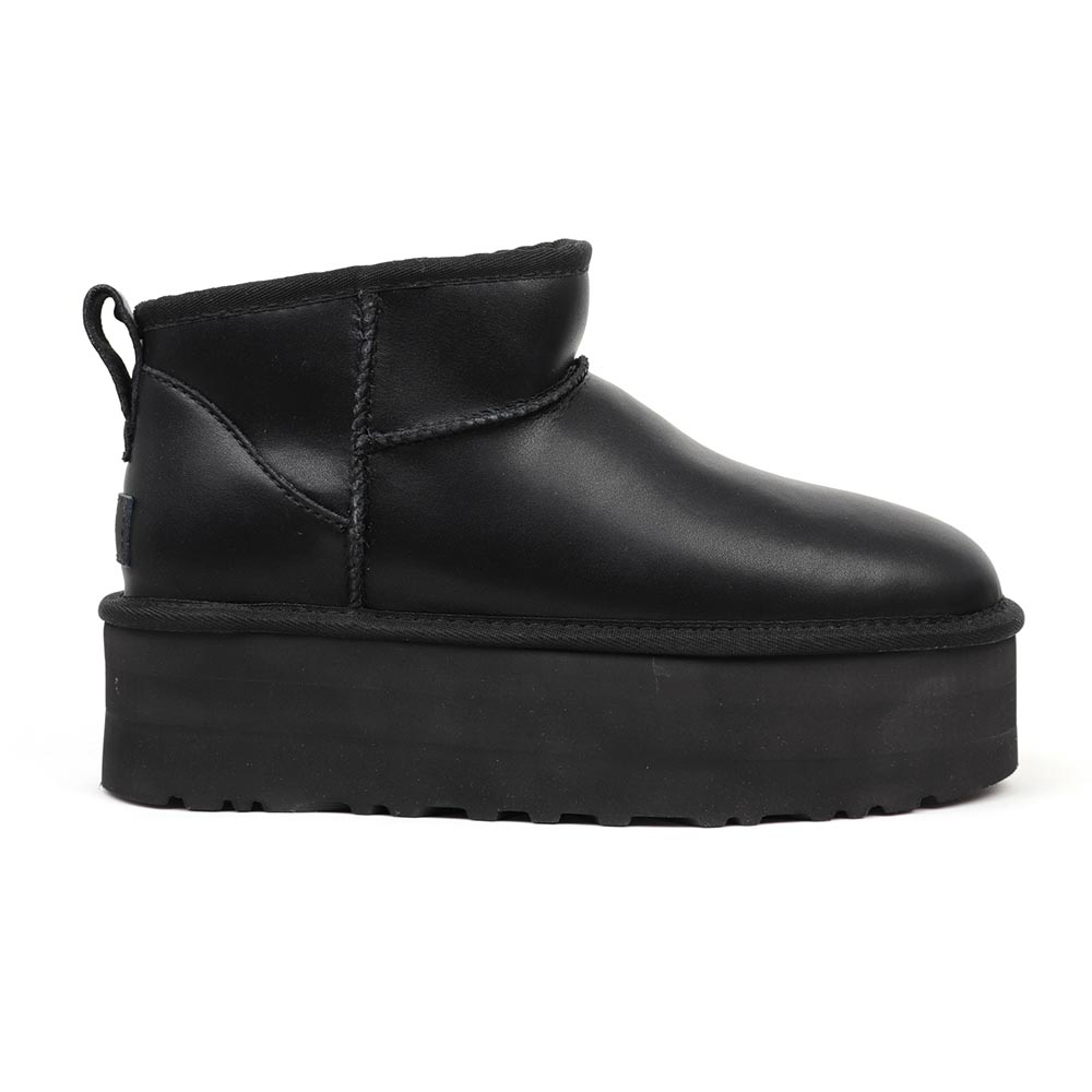 CLASSIC MINI ULTRA PLATFORM LEATHER Black